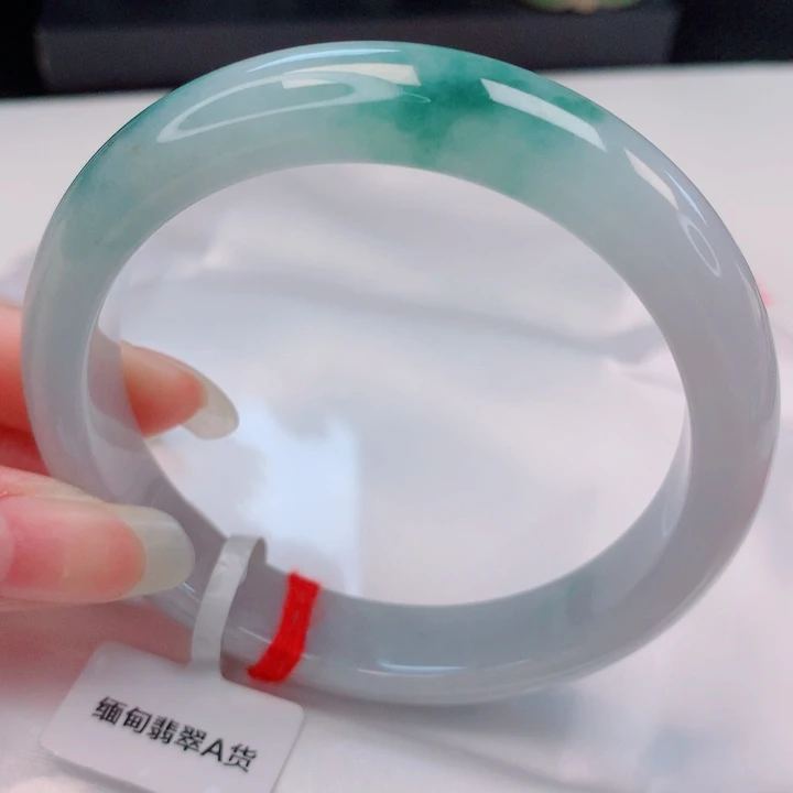未镶嵌手镯翡翠58圈