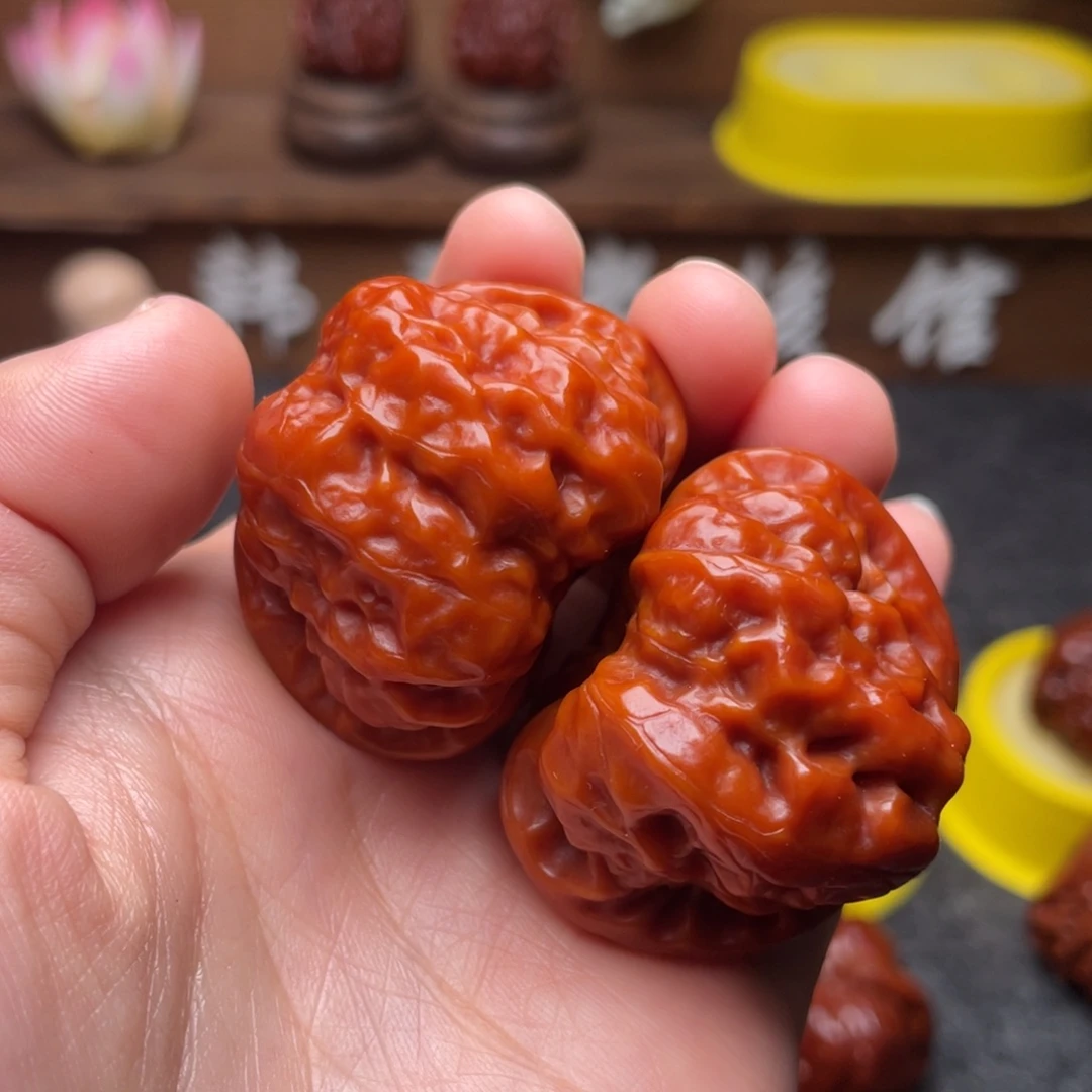 吊坠文玩核桃文玩核桃 手把件 蛤蟆头 41