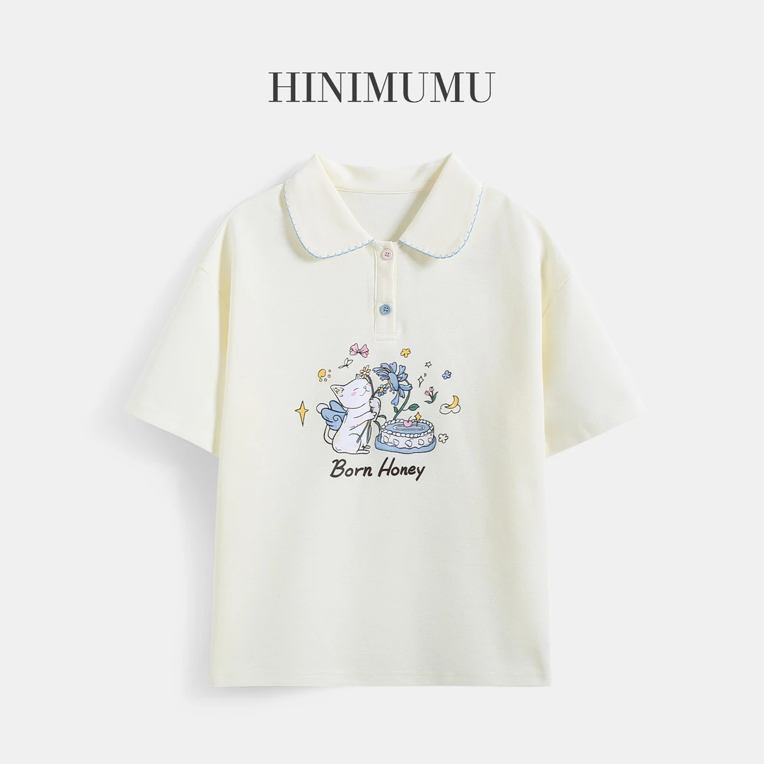 女童夏装短袖2025新款儿童学院风POLO衫童装女孩夏季衣服Q62807