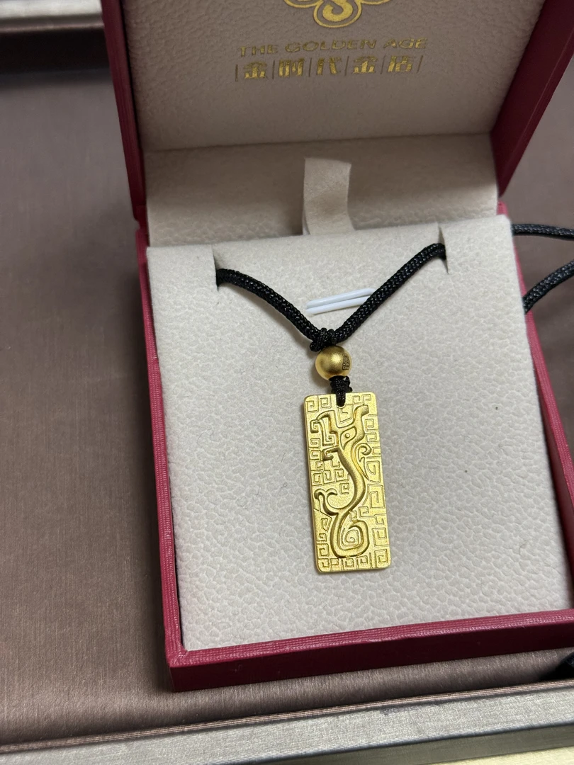 【世纪金时代金店】足金扶摇直上吊坠