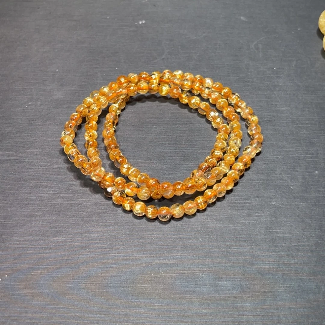 一***一手串未镶嵌水晶金钛晶