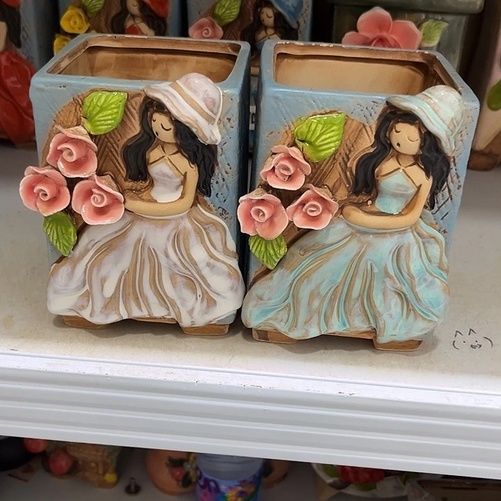 粗陶材质多肉花盆