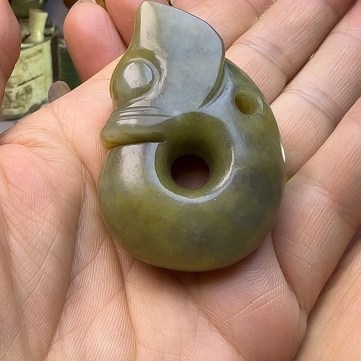 和田玉未镶嵌吊坠(不含链)