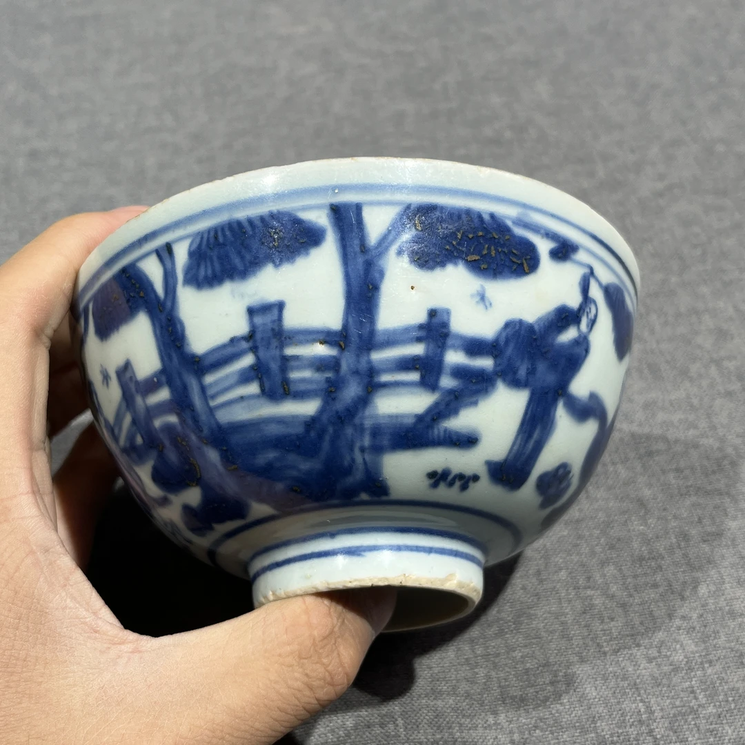 【拍卖】Lot 24321 青花人物故事碗