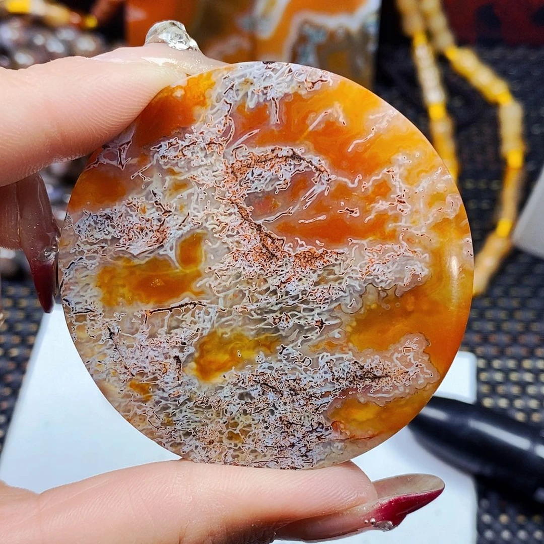 玛瑙/玉髓颈饰未镶嵌宝*71