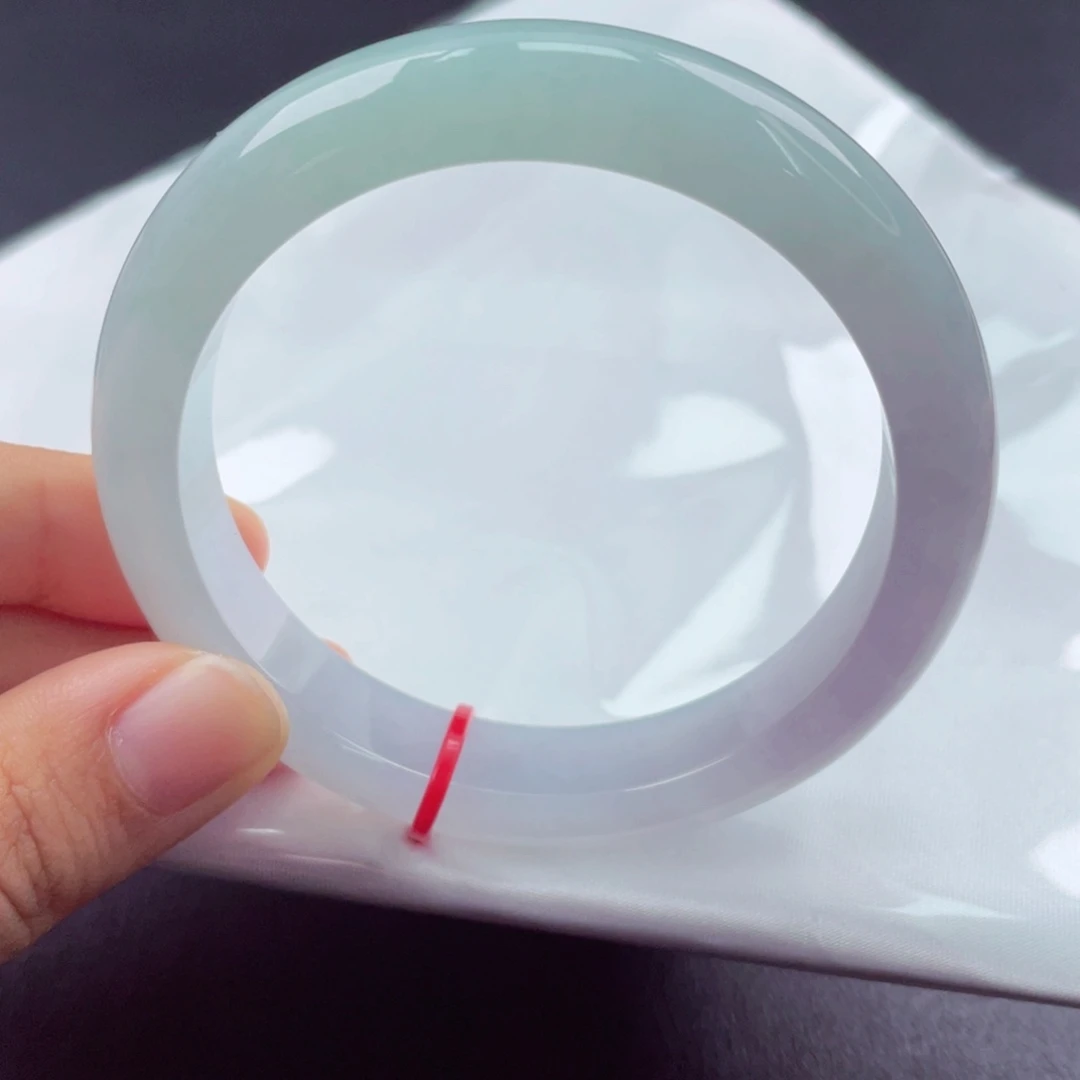 翡翠未镶嵌手镯58正圈