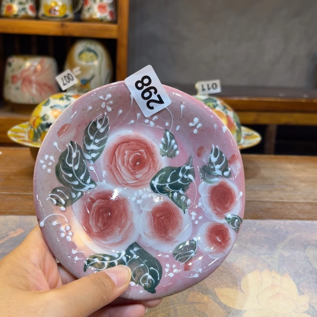 瓷片景德镇手工手绘