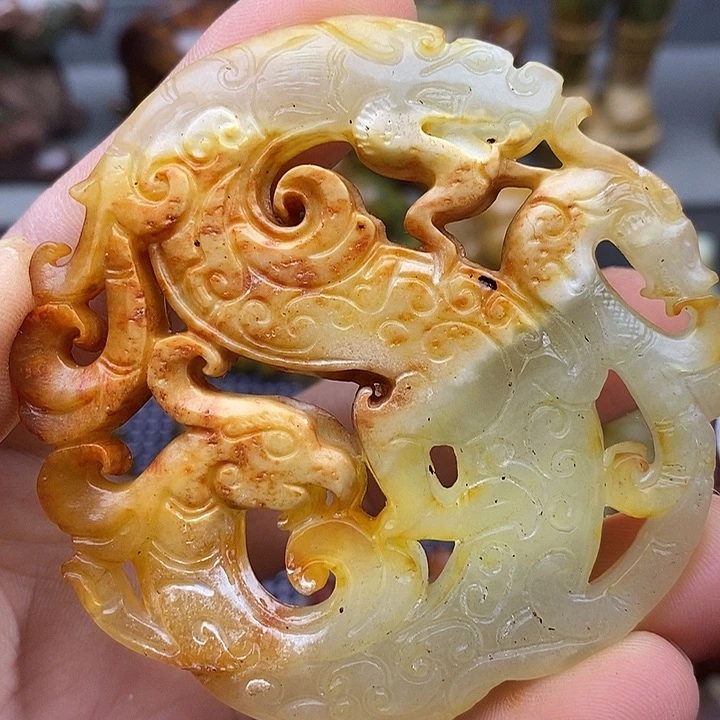 未镶嵌蛇纹石玉颈饰