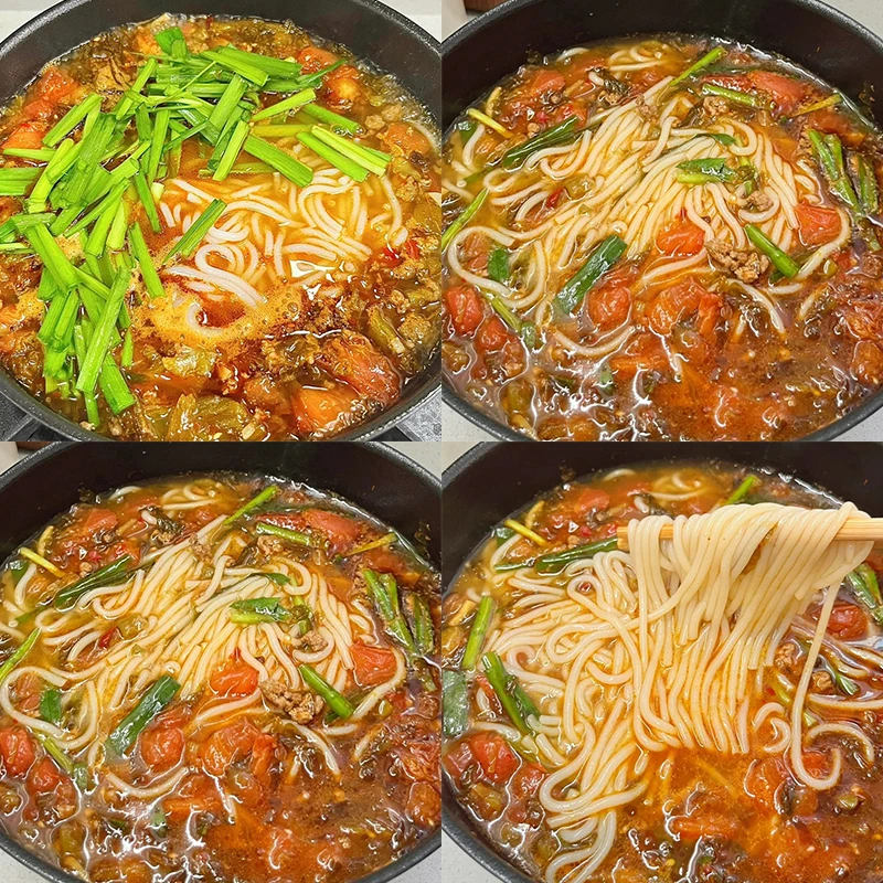 【买一箱发两箱】正宗云南香菇鸡汤米线4桶8桶香辣网红速食泡面批发