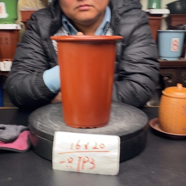 紫砂花盆货号一只TP3