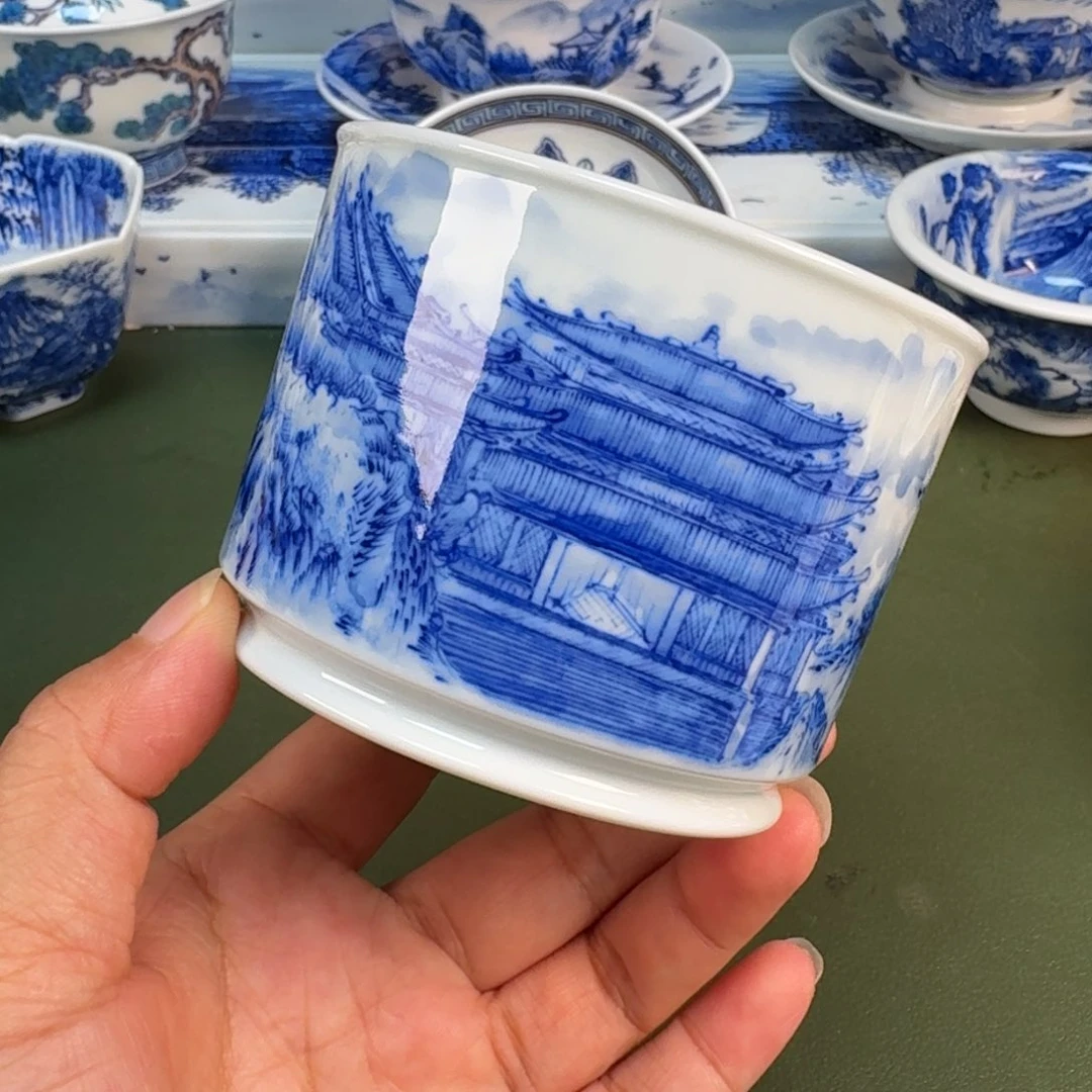 景德镇纯手绘茶具圆圆225