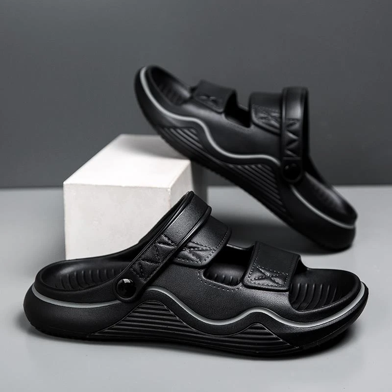 拖鞋男款夏季外穿沙滩两用凉鞋休闲防滑防臭软底户外运动开车凉拖