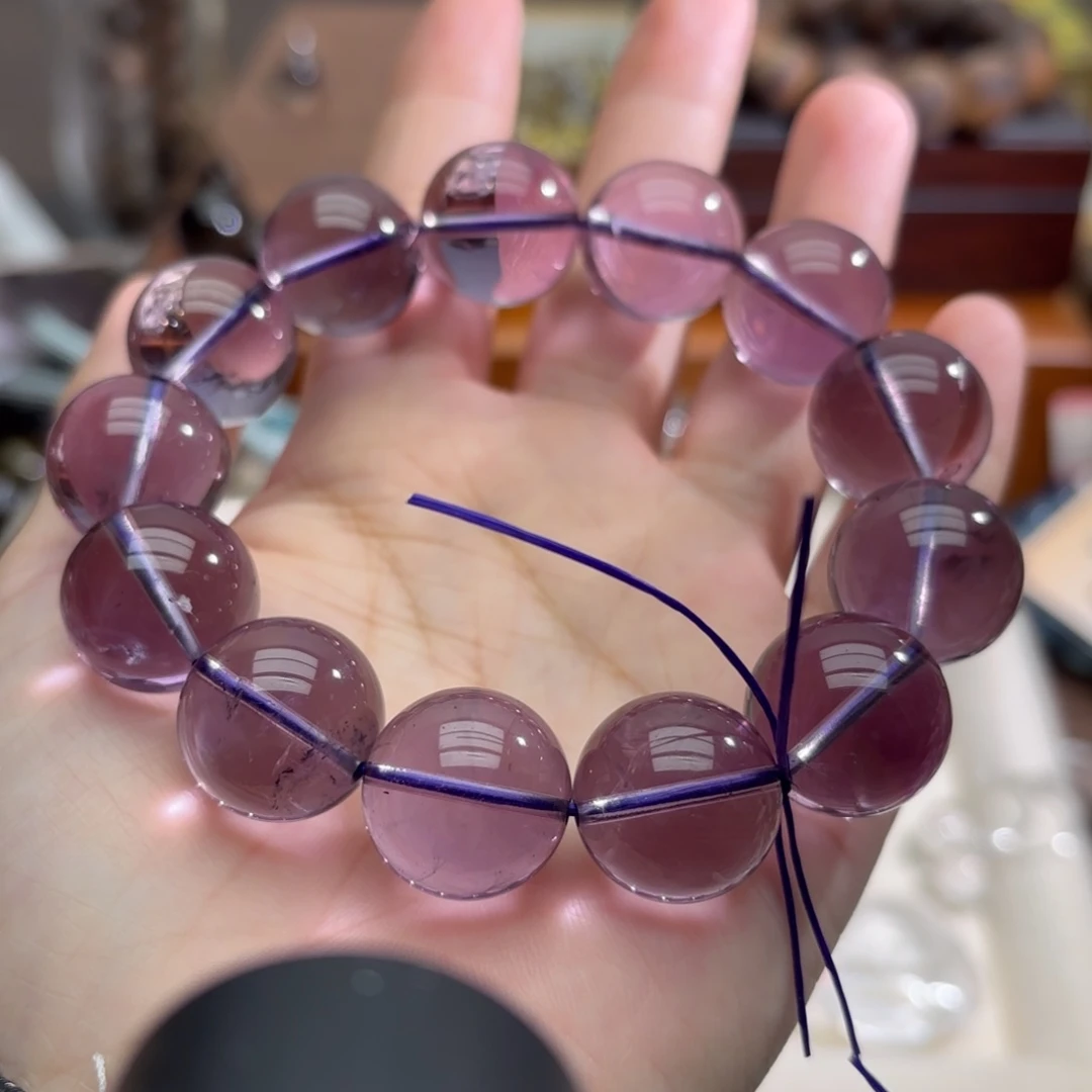 未镶嵌手链水晶巴西紫18