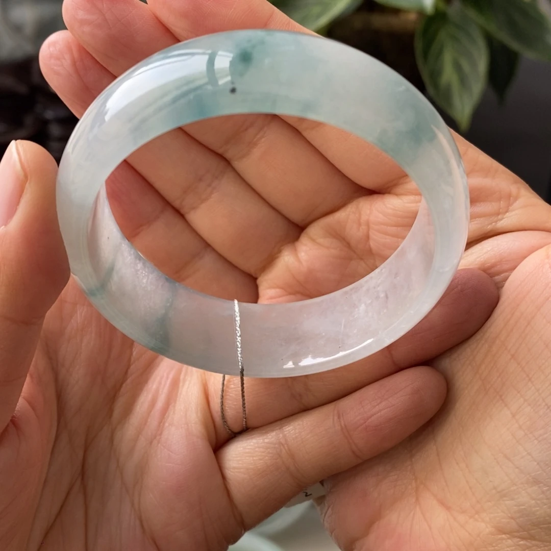 翡翠未镶嵌手镯天然