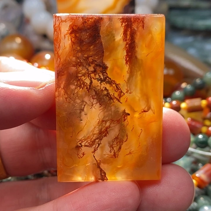 【闪购商品】玛瑙/玉髓颈饰未镶嵌闲**鹤