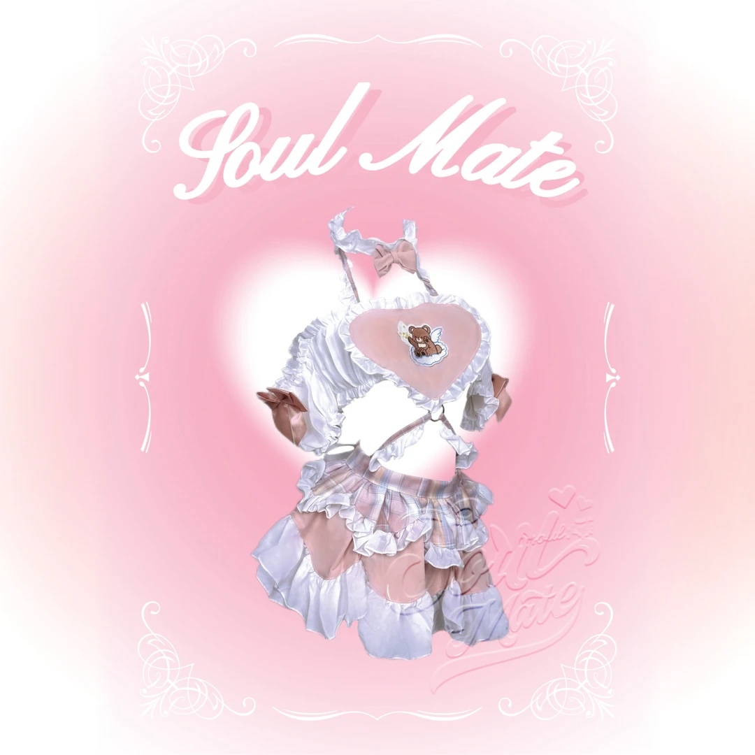 SoulMate「甜心教主」性感纯欲可爱轻奢显瘦小胸欧美COS女装套装