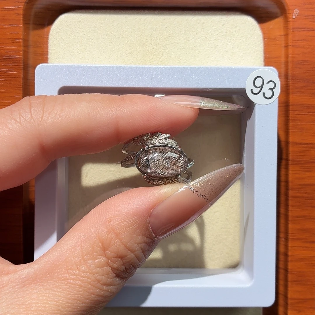 炜***熳水晶戒指银S925镶嵌