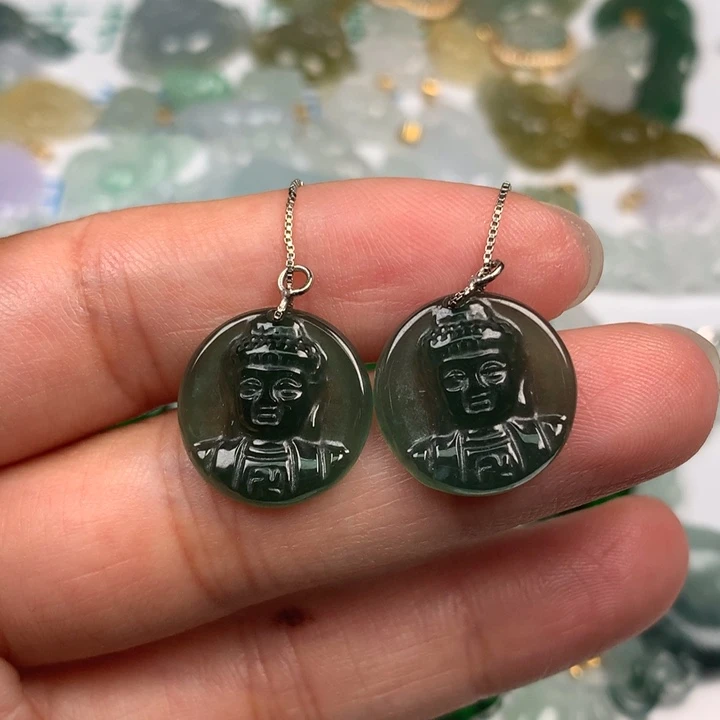 颈饰未镶嵌翡翠翡翠