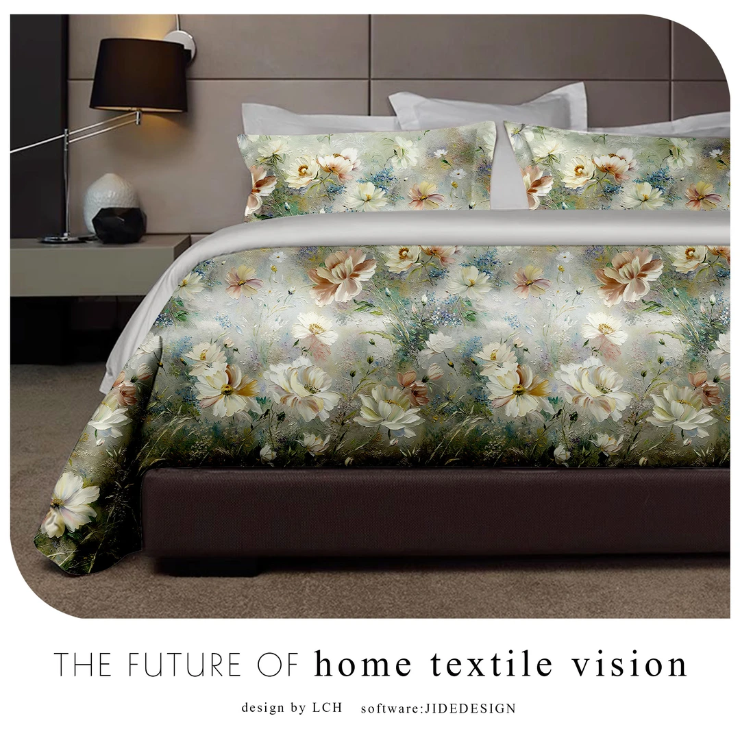 新品首发120支单被套-全棉数码环保印花单被套/柔软/丝滑