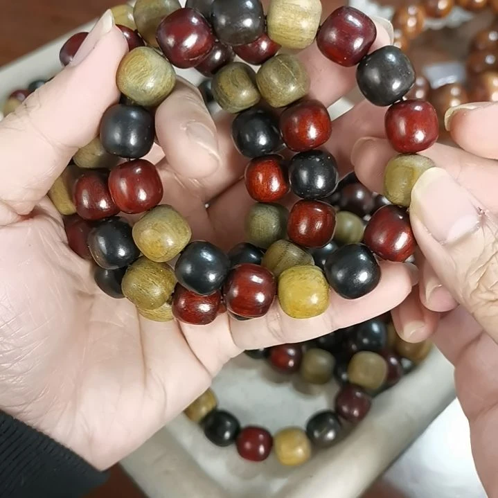 维腊木（绿檀）手串/手链14mm多宝手串
