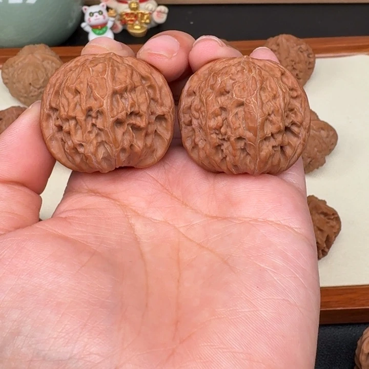 把件文玩核桃全品磨盘石子磨39