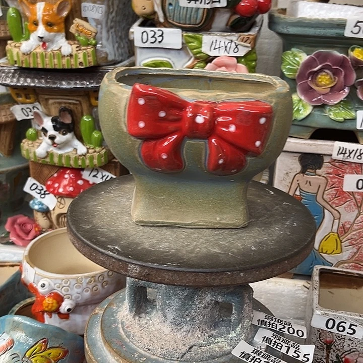 粗陶材质多肉花盆