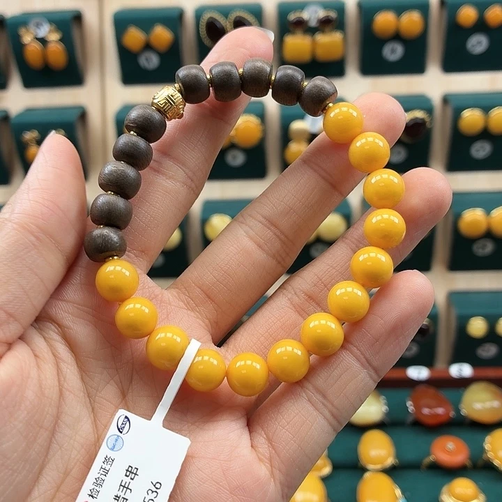 琥珀未镶嵌手链精品