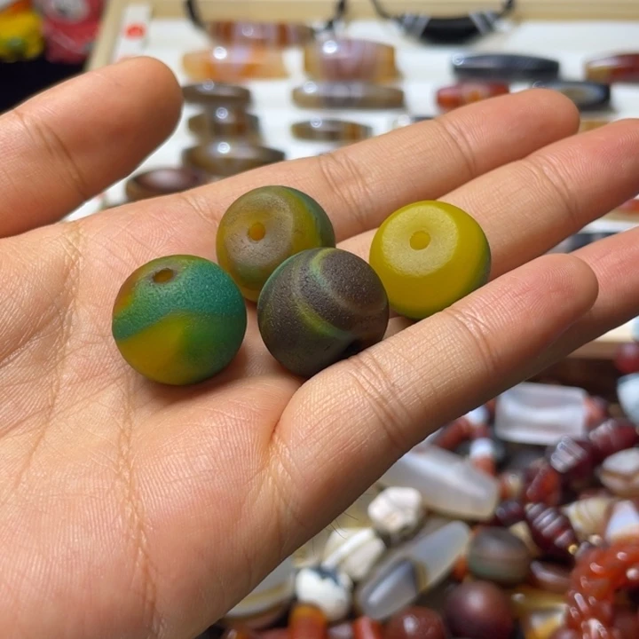 玛瑙/玉髓珠子未镶嵌随*