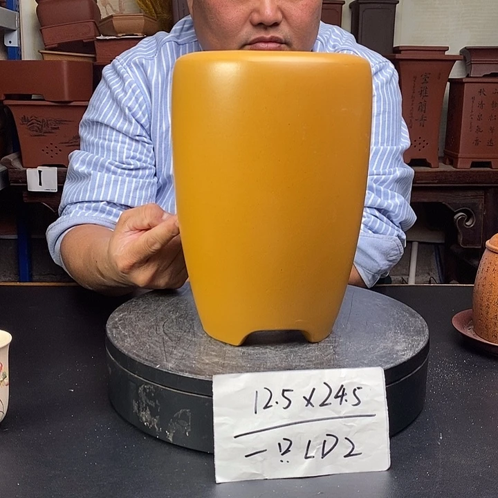 紫砂花盆货号一只LD2