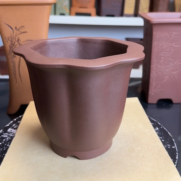 18×16手工精品莲花盆