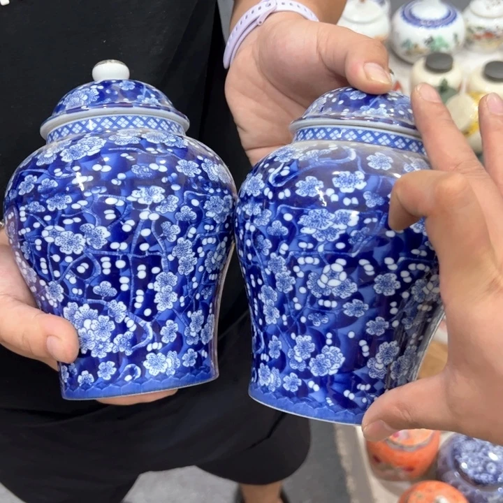 瑕疵福利品陶瓷茶叶罐介意勿拍