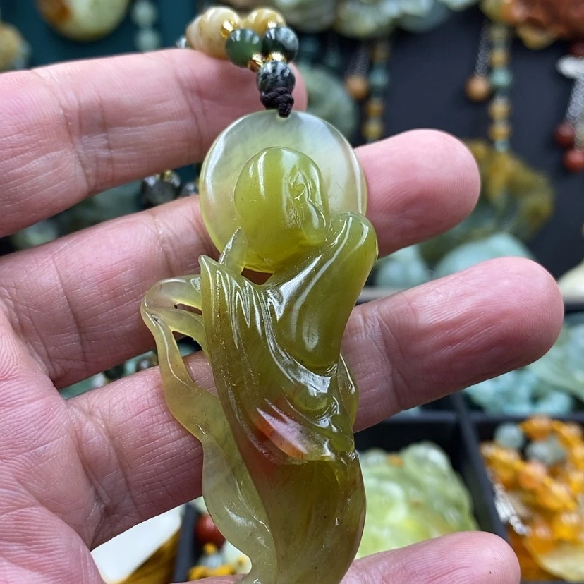 【闪购商品】未镶嵌岫玉吊坠