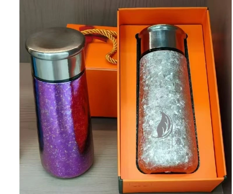 钛杯子双层水杯创意简约