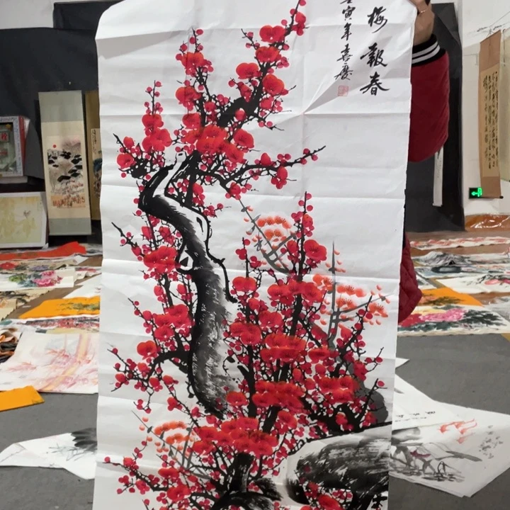 国画国画作品画心一张