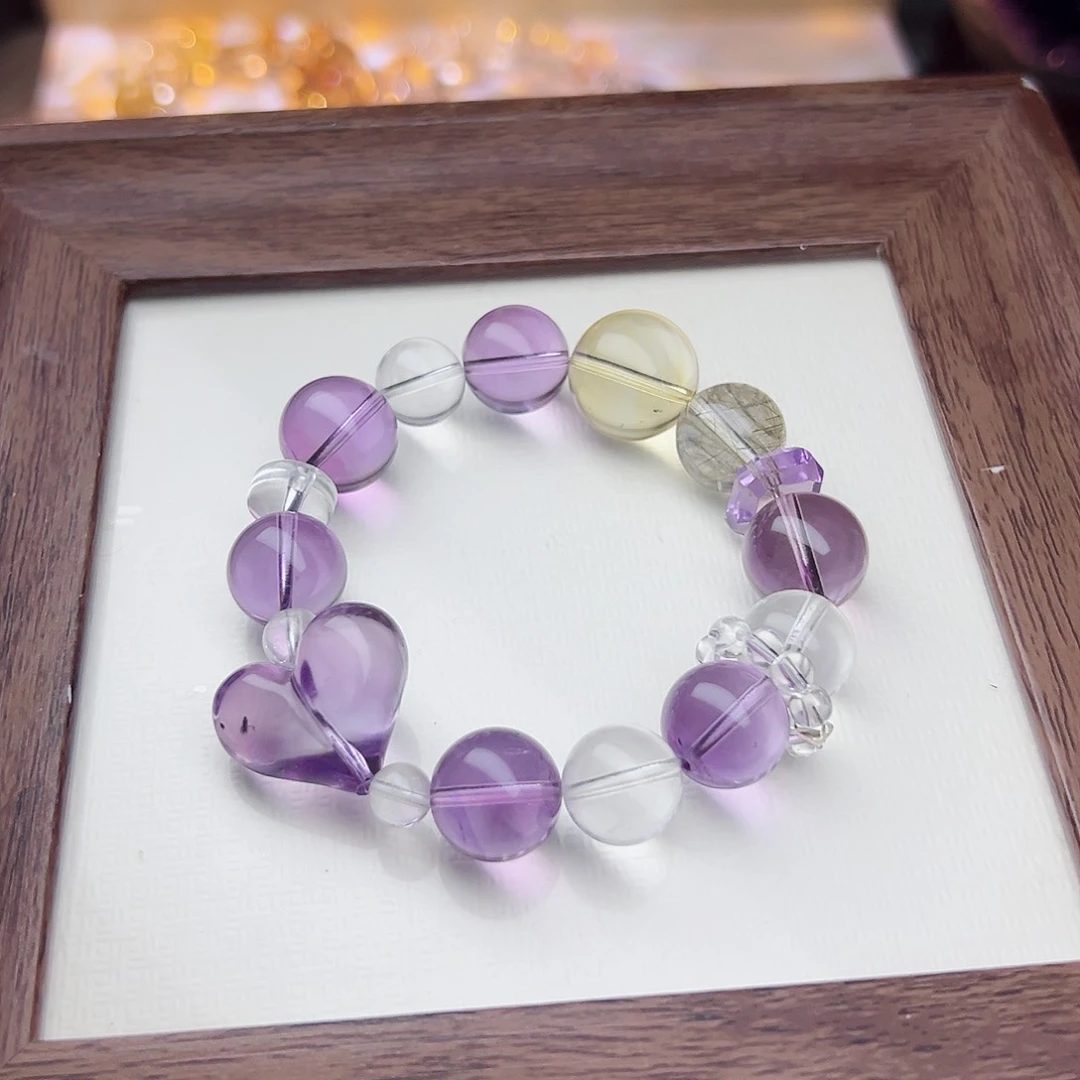 水晶手串未镶嵌紫水