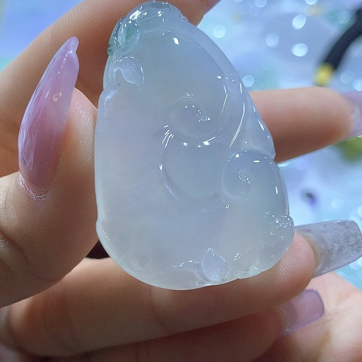 翡翠未镶嵌颈饰天然翡翠A货吊坠