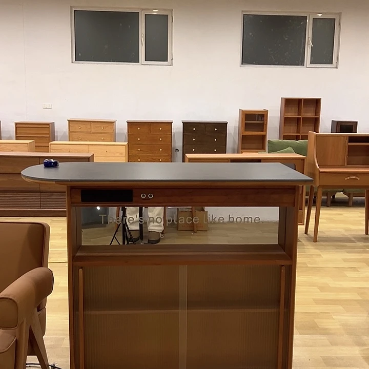 北美材样品吧台不退不换