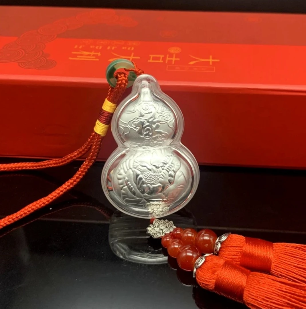 足银银制品 足银葫芦挂件SS
