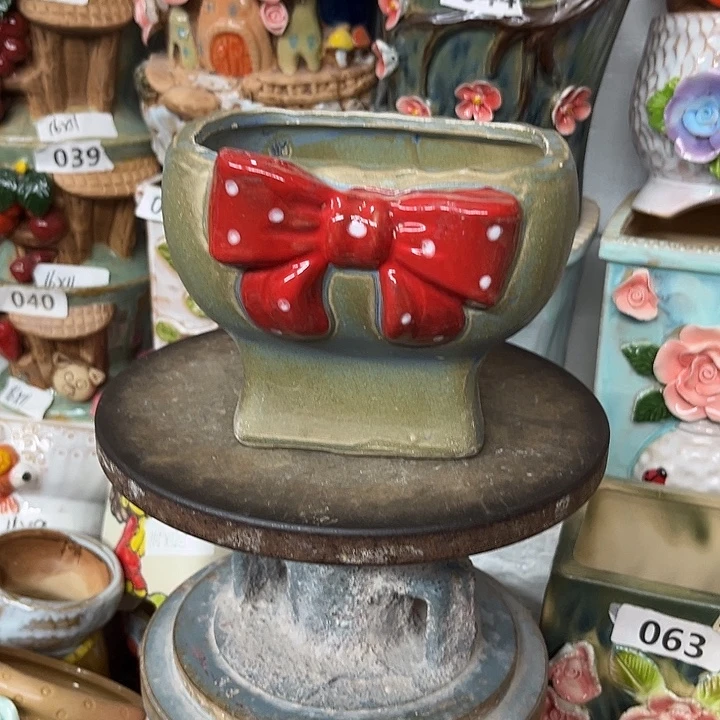 花盆紫砂粗陶材质多肉花盆