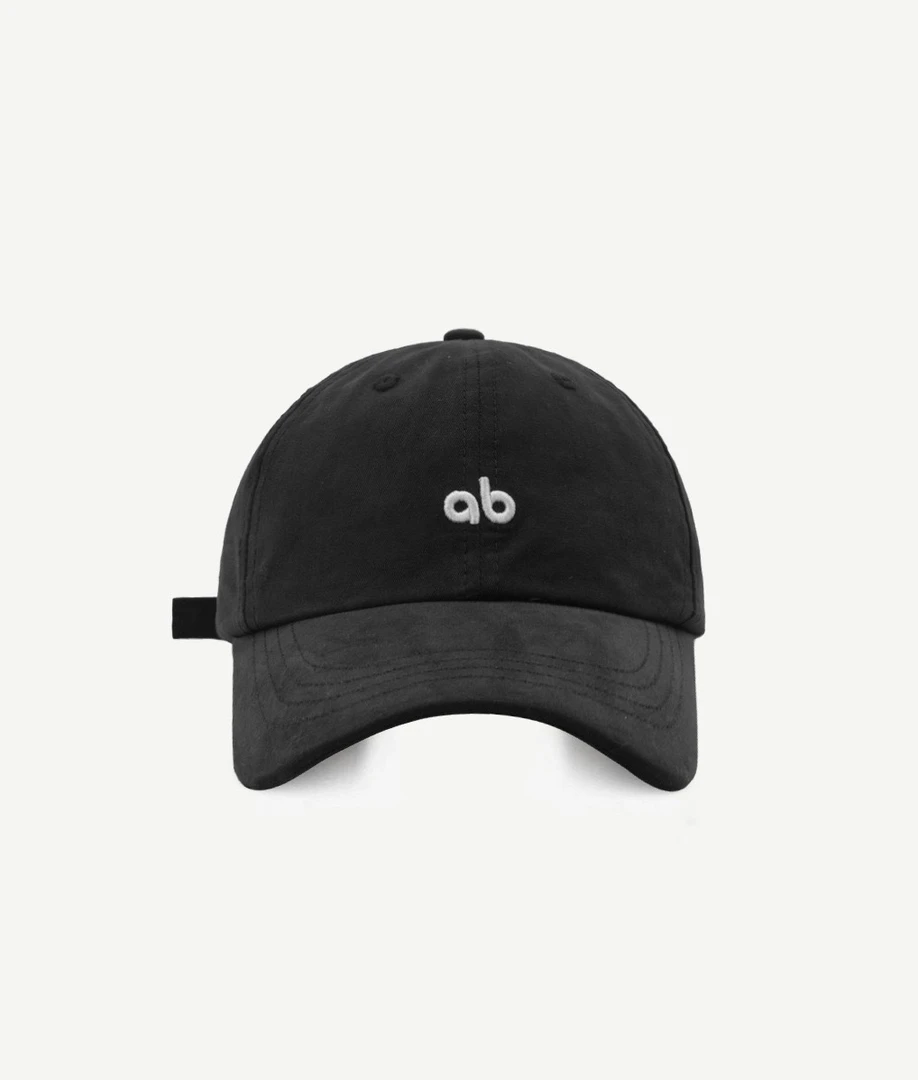 [Brighter -LL]ab字母刺绣棒球帽韩版宽檐鸭舌帽