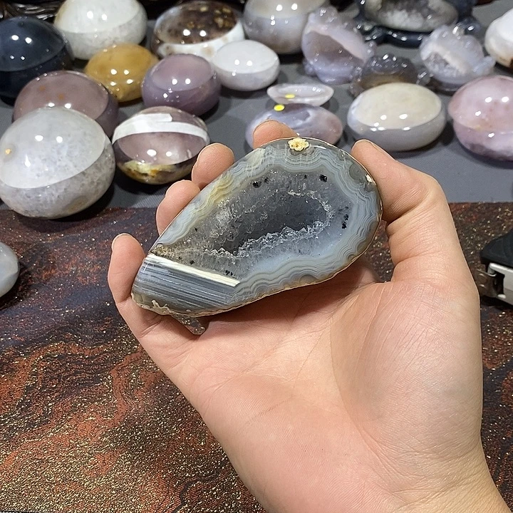 水晶摆件未镶嵌聚宝盆