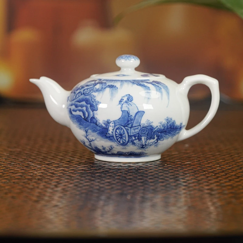 【墨舍名窑】小雅赏月壶 xy319