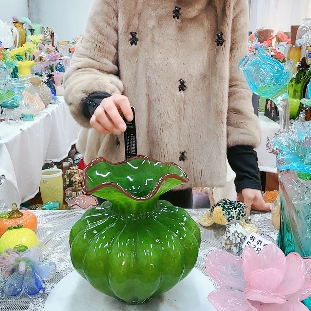 福利不退不换琉璃花瓶艺术品