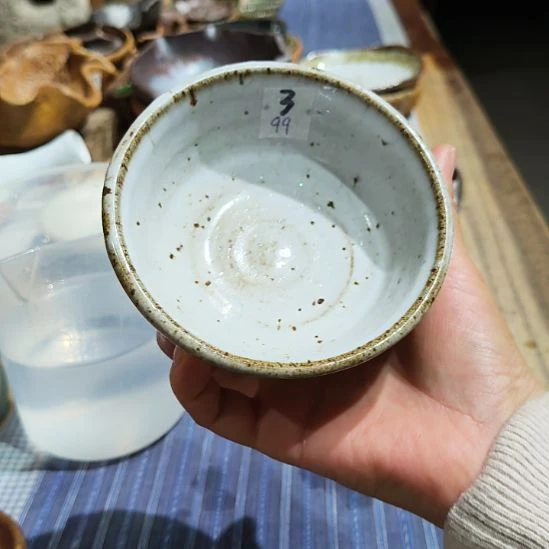 瓷孝木窑手工制作收拉坯碗