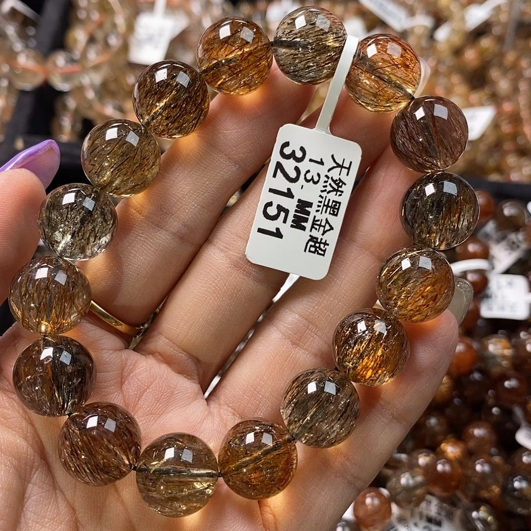 未镶嵌水晶手链水