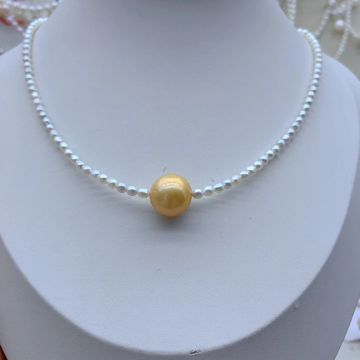 淡水珍珠颈饰未镶嵌