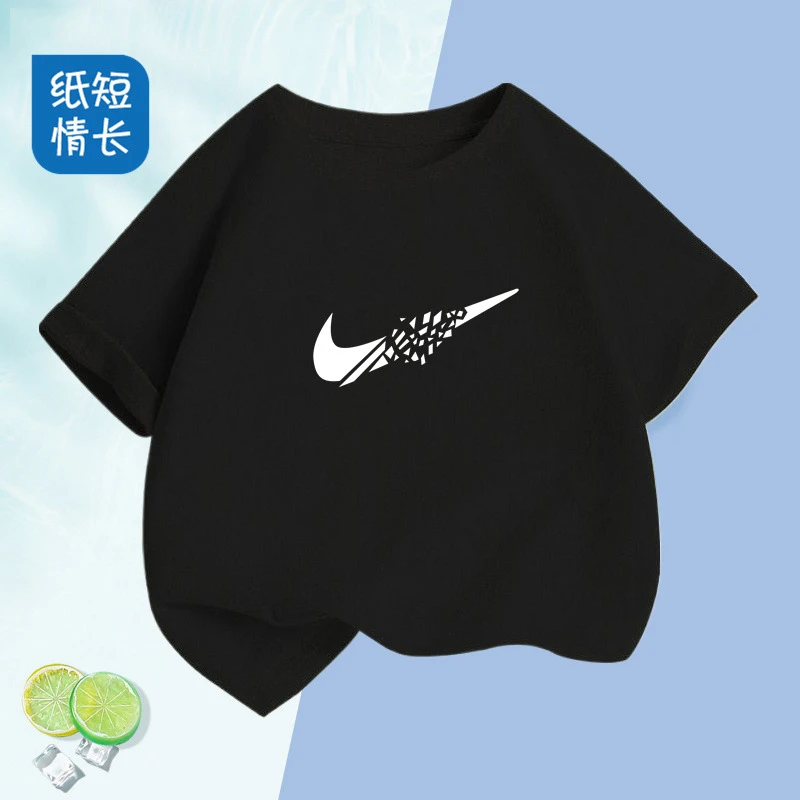 男童纯棉短袖t恤2024新款纯棉打底衫男孩夏季上衣儿童夏装帅夏季