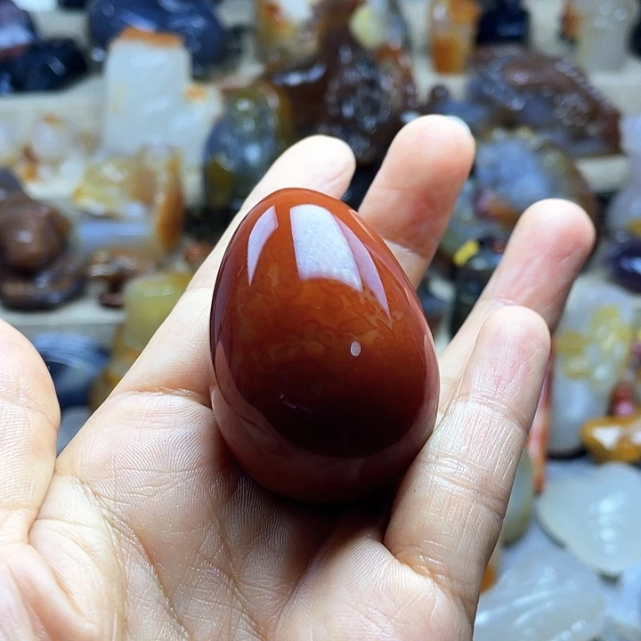 羊***荽玛瑙/玉髓未镶嵌饰品