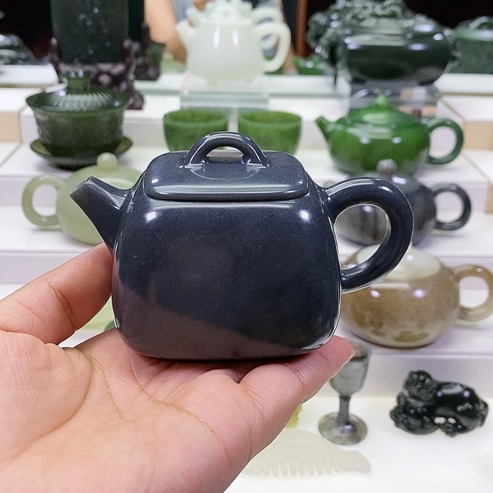 未镶嵌和田玉挂件茶壶