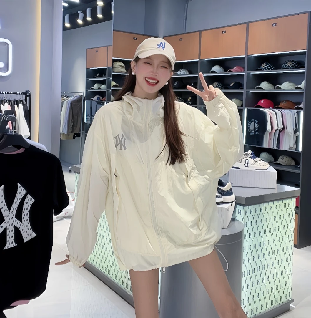 CLNKEL联名款情侣款防晒衣户外休闲连帽印花防晒   妮妮178